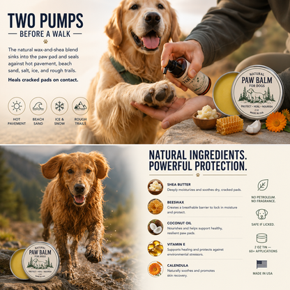PetSter Paw Balm — Pavement, Salt & Sand Protection